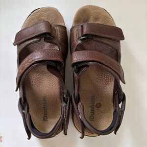 Dunham Men Brown Leather Sandals Size 9